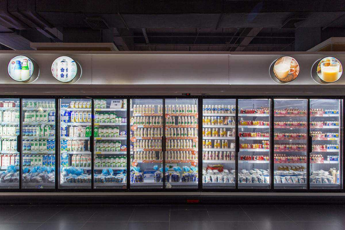 超市冷藏保鲜展示柜案例展示